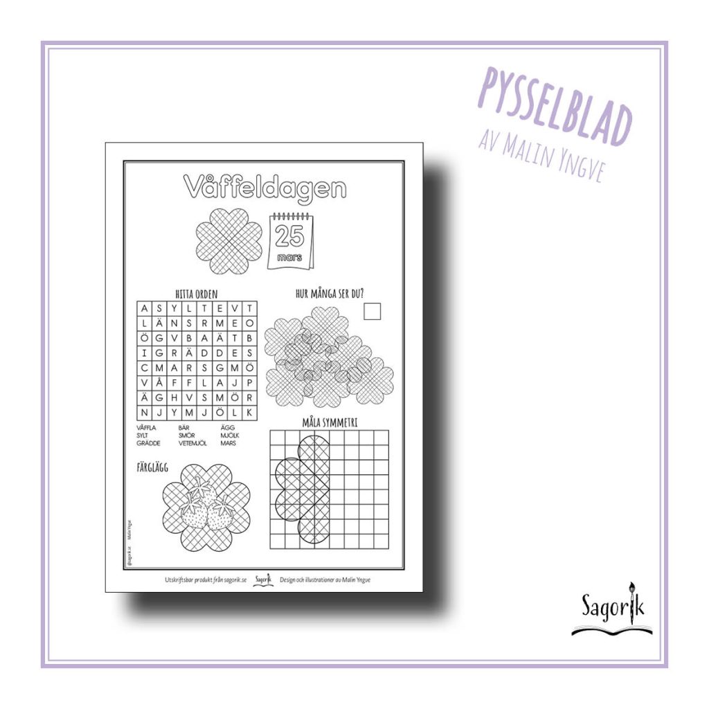 Pysselblad Våffeldagen