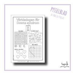 Pysselblad Världsdagen för Downs syndrom