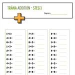 Addition 0–20 i 6 Steg – Ett strukturerat träningsprogram för åk 1–3 - bild 3
