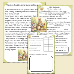 The easter bunny and the chicken