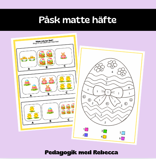 Påsk matte häfte