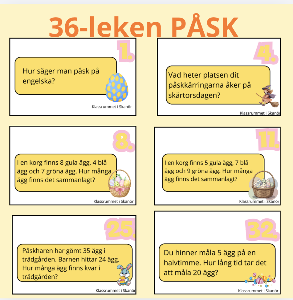36-leken PÅSK