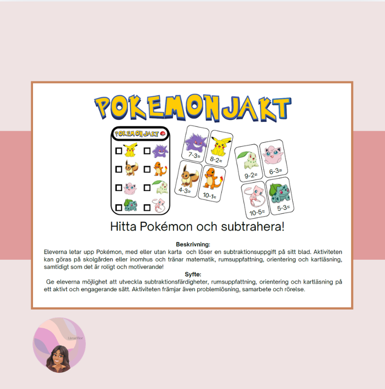 Pokemonjakt och minus!