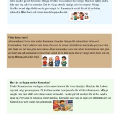 Ramadan text- arbetshäfte åk 3-5