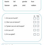 Läsförståelse (3 nivåer) – Kaninen Leo - bild 2