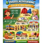 Avrundning & Överslagsräkning – Åk 4–6 (med bildstöd & problemlösning) - bild 1