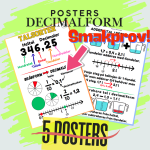 Smakprov Posters och lathundshäfte om tal i decimalform - bild 1