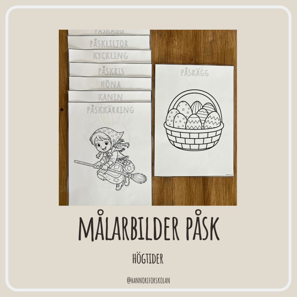 Målarbilder påsk