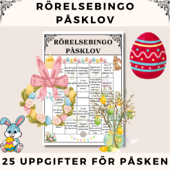 Rörelsebingo - Påsklov