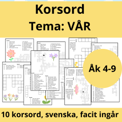 Korsord:Tema vår