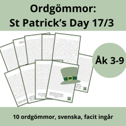 Ordgömmor: St Patrick's Day