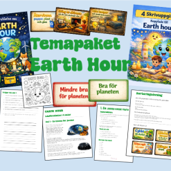 Earth Hour – läs, skriv och reflektera om vår planet (temapaket)
