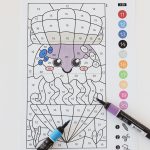 Mattepyssel havet – Räkna och färglägg 1–20 - bild 3