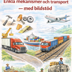 Instuderingsfrågor inför provet – Enkla mekanismer och transporter (med bildstöd)