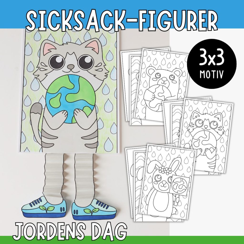 Jordens dag pyssel – Skapa figurer med rörliga ben