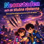 Neonstaden och de stulna rösterna (läsförståelsemysterium) - bild 1