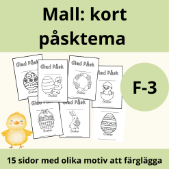 Mall: Påsk-kort
