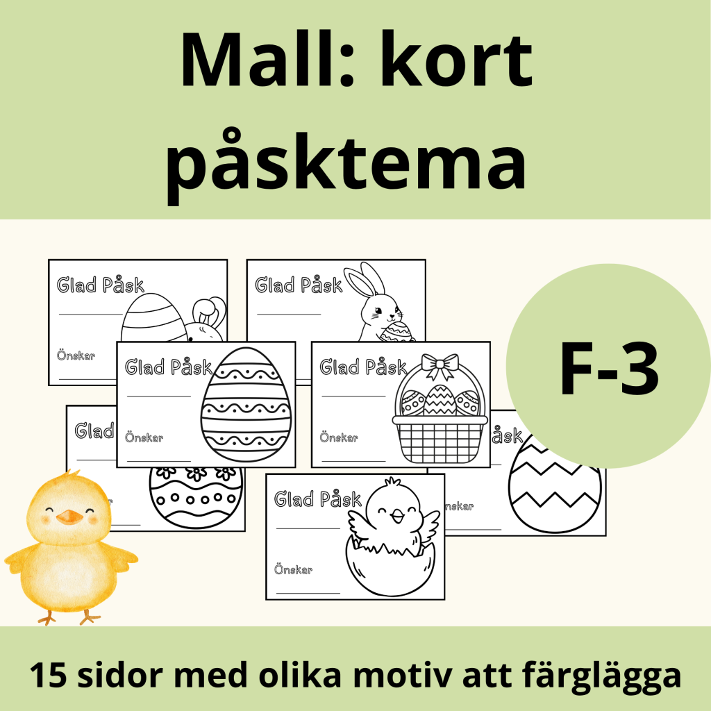 Mall: Påsk-kort