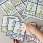 Sifferposters – Tal 1-20 med händer och tiobasrutor - bild 3