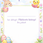 Läsbingo + diplom för påsklovet - bild 3
