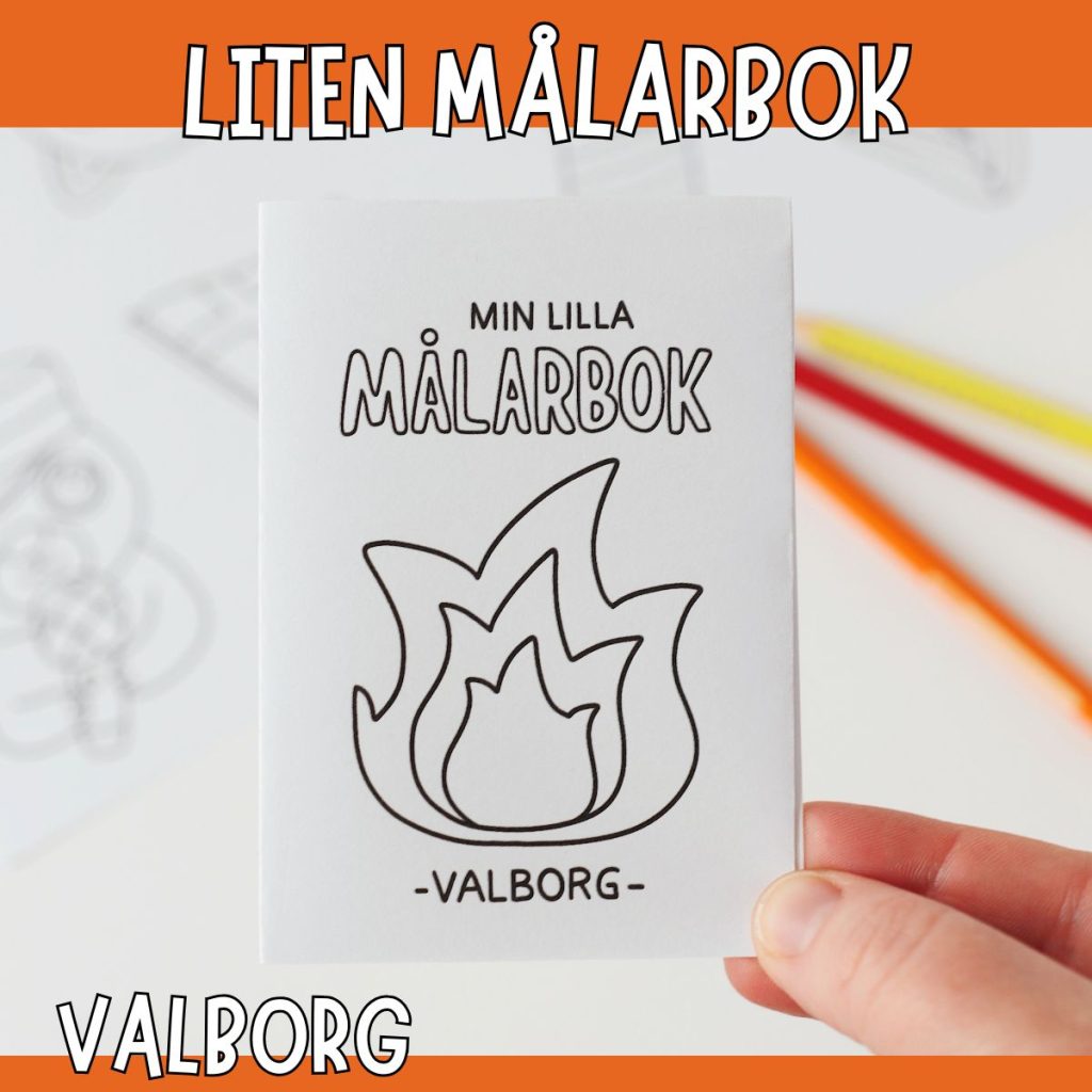 Valborg minibok – Skapa en egen målarbok
