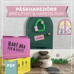 Påskharedörr – brev och pynt - bild 1