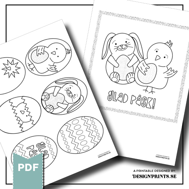 Påsk – pyssel och målarbilder