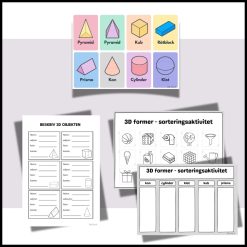 Geometriska 3D former