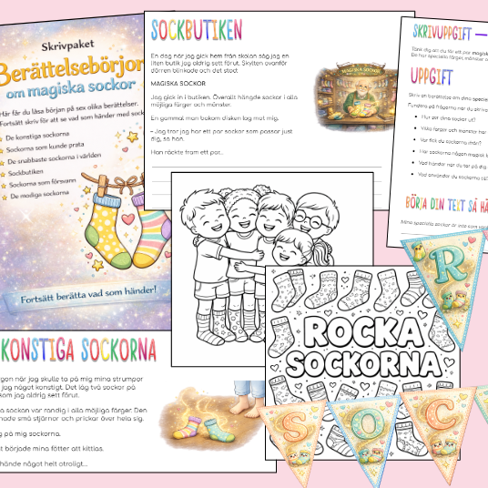 Rocka sockorna – temapaket