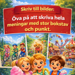 Skrivglädje med bilder – träna hela meningar på ett roligt sätt! - bild 1
