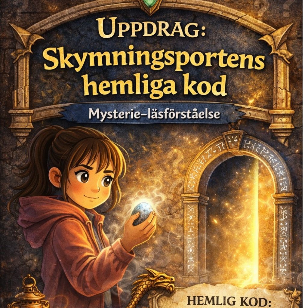 skymningsportens hemliga kod – läsförståelsemysterium