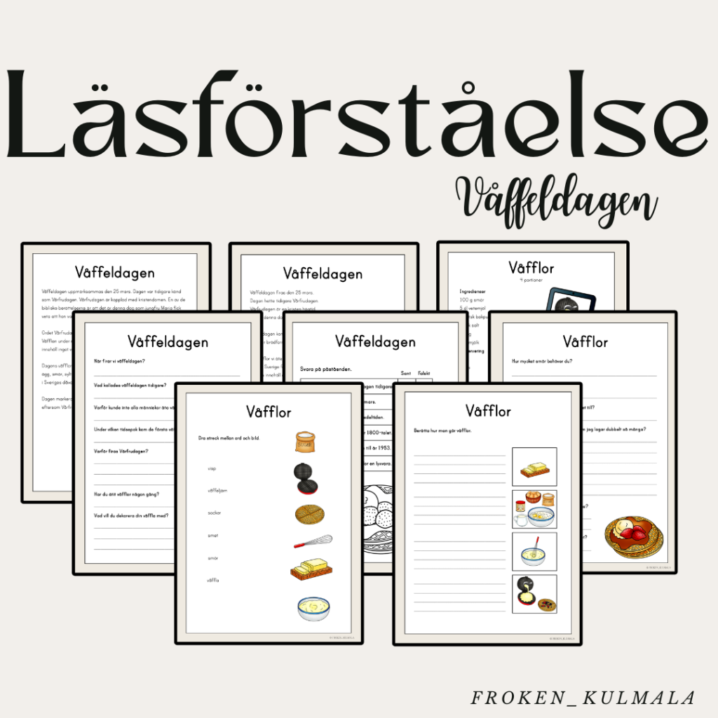 Läsförståelse: Våffeldagen