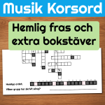 Musik-korsord – artister, grupper och band - bild 3