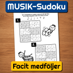 Musik-sudoku (öva på noter och pauser) - bild 3