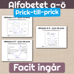 Alfabetet A–Ö – Prick-till-prick (små bokstäver) - bild 3
