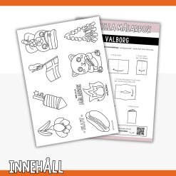 Valborg minibok - Skapa en egen målarbok