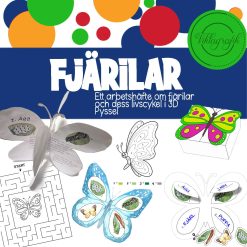 Fjärilens livscykel – i 3D och pyssel