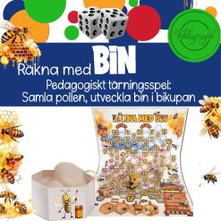 BIN del 1 – Räkna med bin - Tärningsspel - Biets livscykel