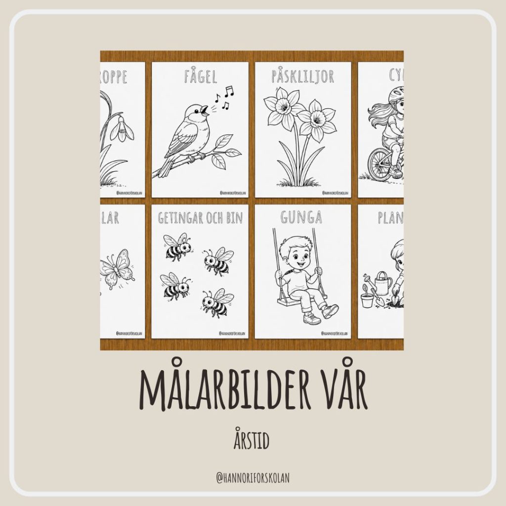 Målarbilder vår