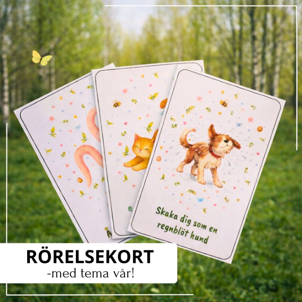 Rörelsekort – tema vår