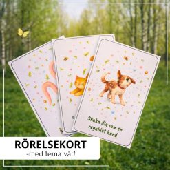 Rörelsekort - tema vår