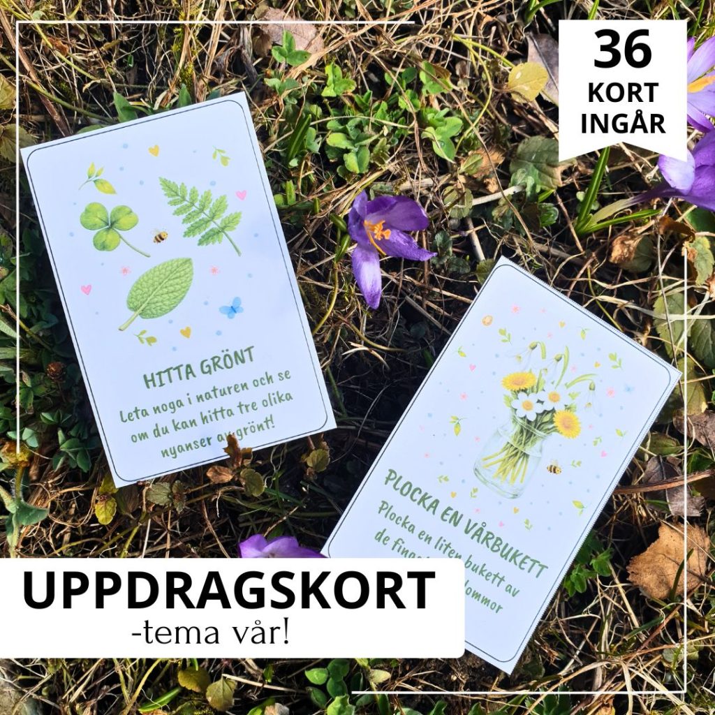 Uppdragskort – tema vår