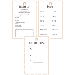 När du är klar… – Extra uppgifter FK–2 (Print & Go)