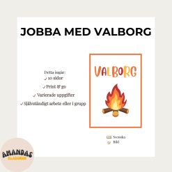 Valborg – Ett lekfullt arbetshäfte för lågstadiet (FK-3)