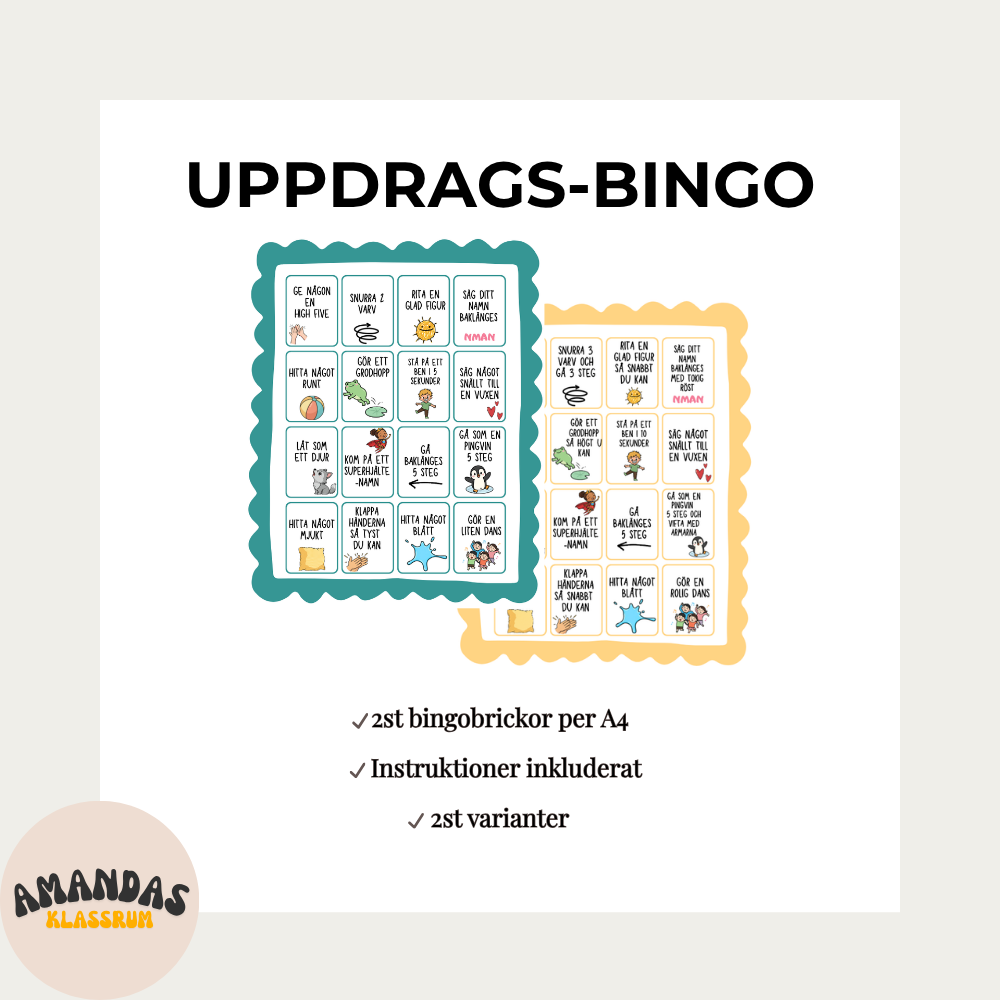 Uppdragsbingo