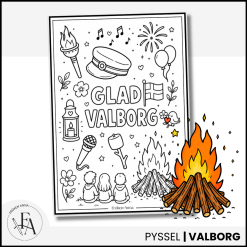 Målarbild Valborg