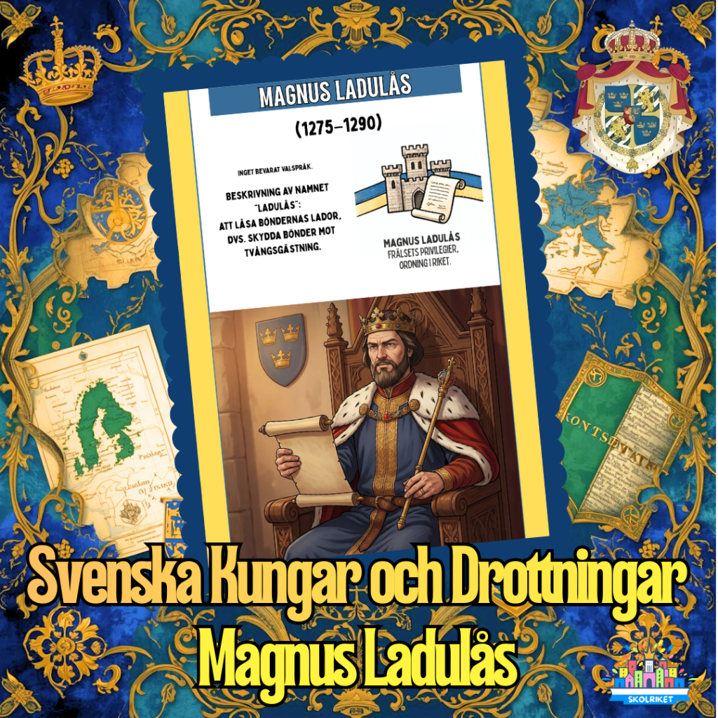 Svenska Kungar och Drottningar – Magnus Ladulås