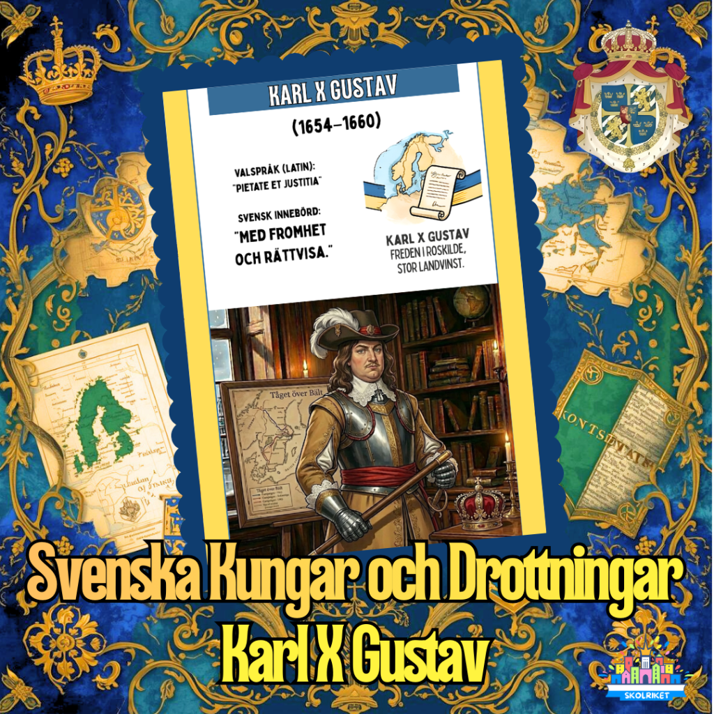 Svenska Kungar och Drottningar – Karl X Gustav