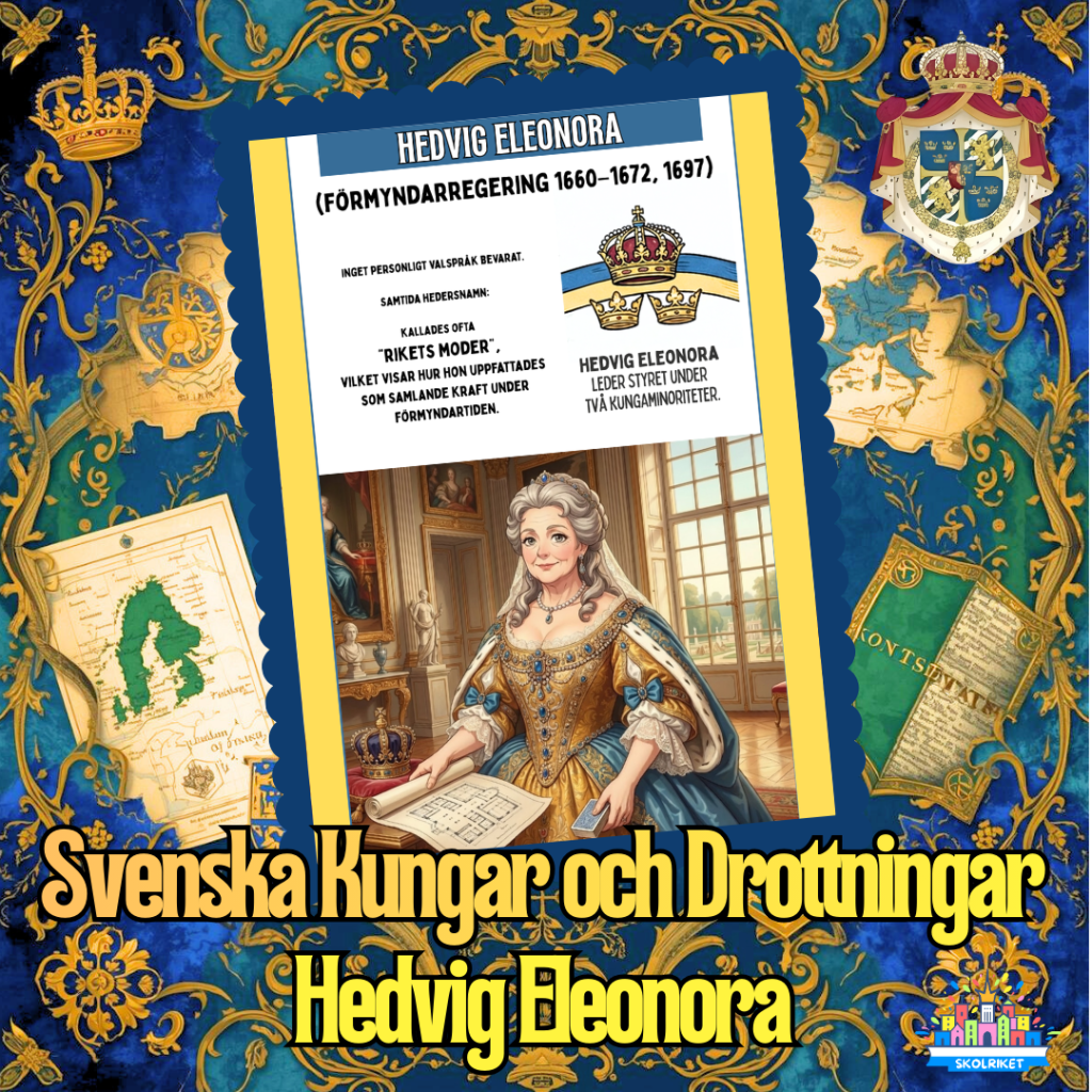 Svenska Kungar och Drottningar – Hedvig Eleonora