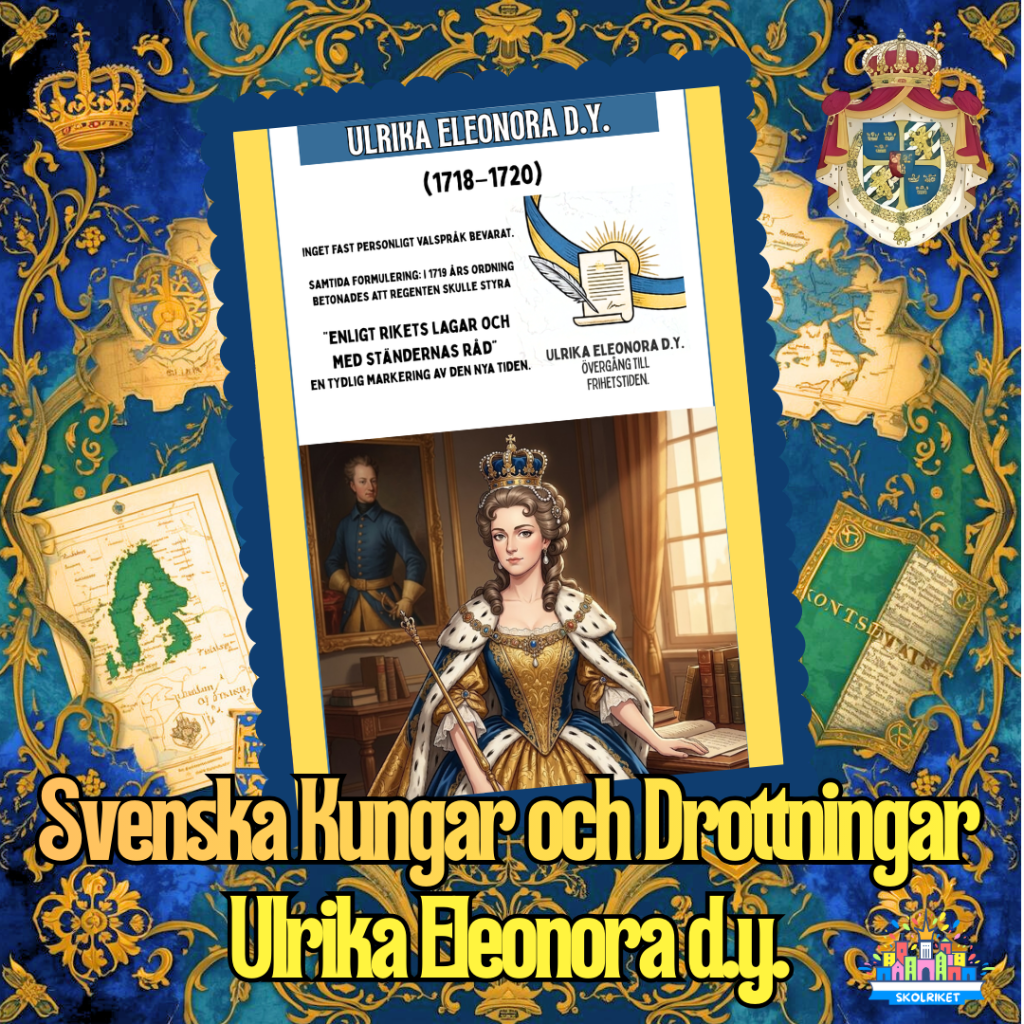 Svenska Kungar och Drottningar – Ulrika Eleonora